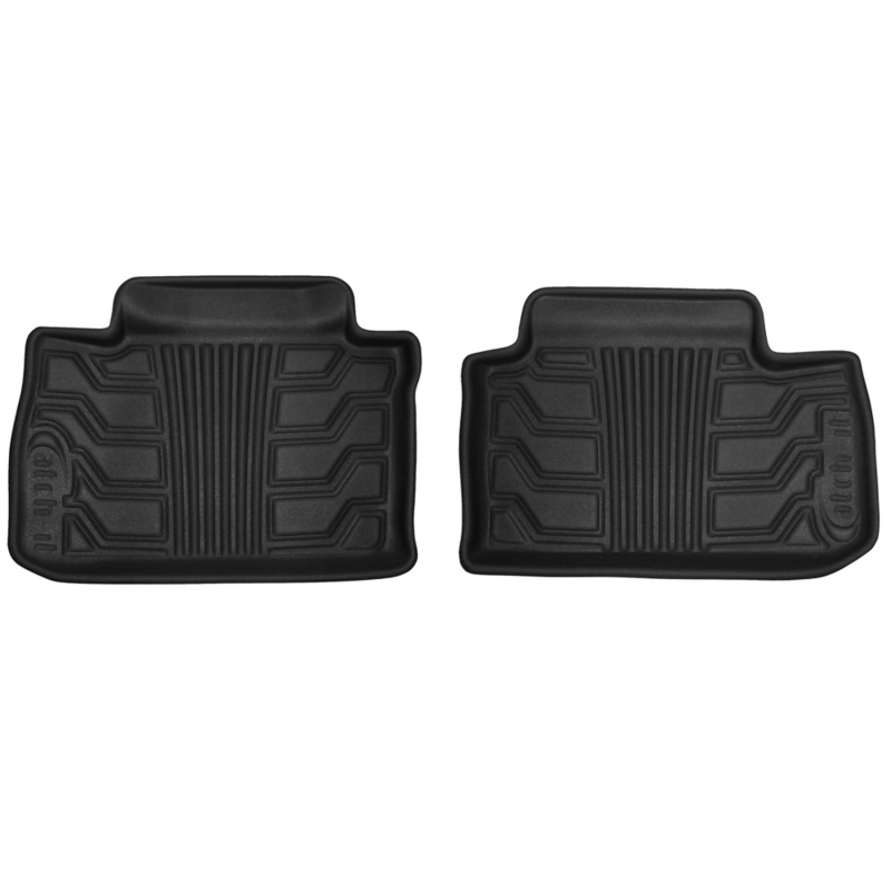 Ford Explorer Floor Mats - Rubber - Rear - LUND - Catch-It - Black - `11-`17