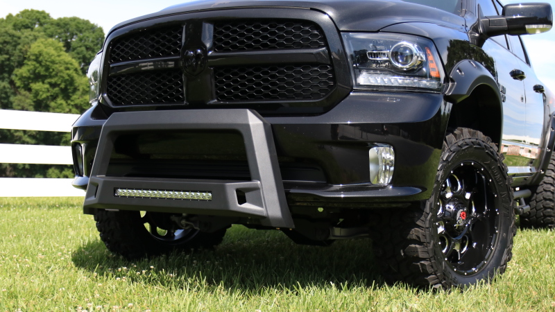 Dodge Ram 1500 Bull Bar - Front - LUND - Revolution Bull Bar with LED Light - Black - `09-`17