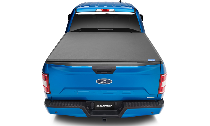 Nissan Titan Tonneau Cover - LUND - Genesis Elite Tri-Fold - Black - `04-`17