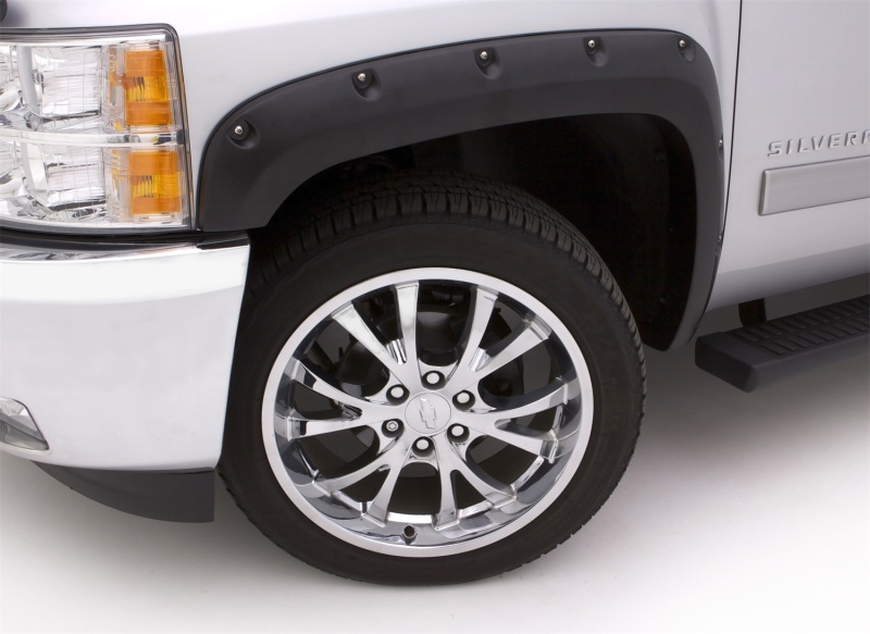 Chevrolet Silverado 3500HD Fender Flares - Front + Rear - LUND - RX-Rivet Style - Black - `20-`27