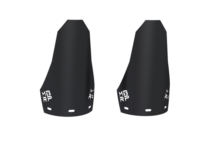 Can-Am Maverick R Shock Guards - Rear - MBRP - Black-Coated Aluminized Steel - Black - 2024+
