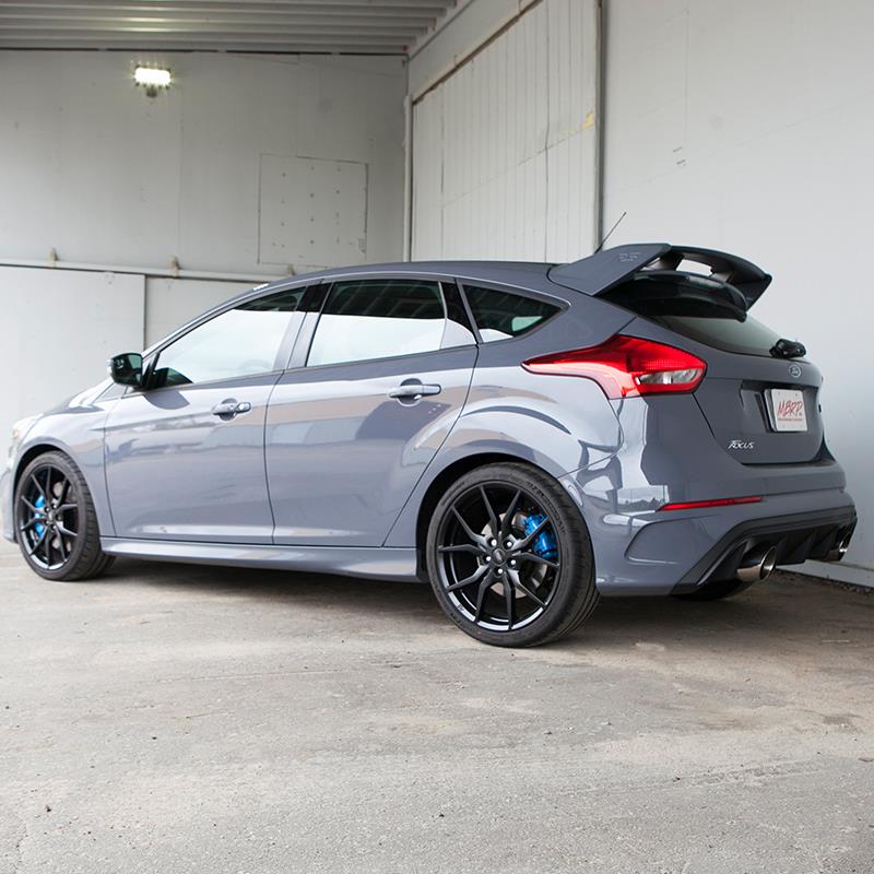 Ford Focus RS Performance Exhaust - Dual Rear Exit - MBRP - Cat Back T409 Stainless Steel (Armor Plus Series) - `16-`27