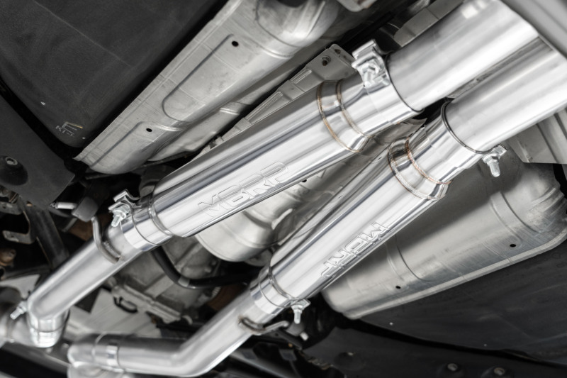 Infiniti Q60 Performance Exhaust - Dual Rear Exit - MBRP - Armor Pro Cat Back, T304 Stainless Steel - `17-`27