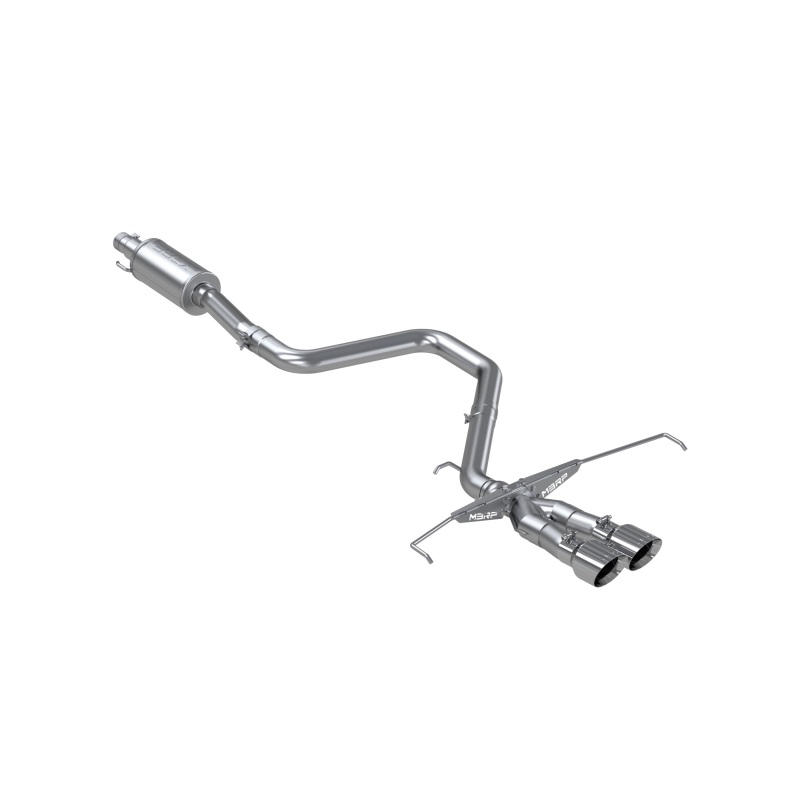 Hyundai Veloster Turbo Performance Exhaust - MBRP - Armor Lite Cat Back, Dual Split Center Rear - Aluminized - `19-`27