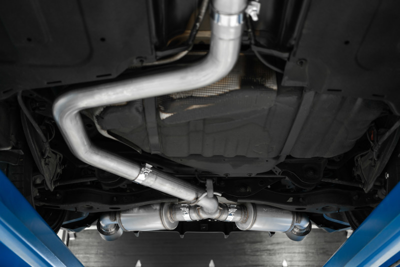 Hyundai Veloster N Performance Exhaust - Rear - MBRP - Cat Back, Dual Split Rear Exit, T304 Stainless - Carbon Fiber - `19-`27