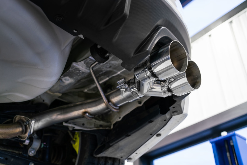 Subaru WRX STI Performance Exhaust - Rear - MBRP - Axle Back, Dual Split Rear Exit, Carbon Fiber Tips, T304 Stainless Steel - `15-`19