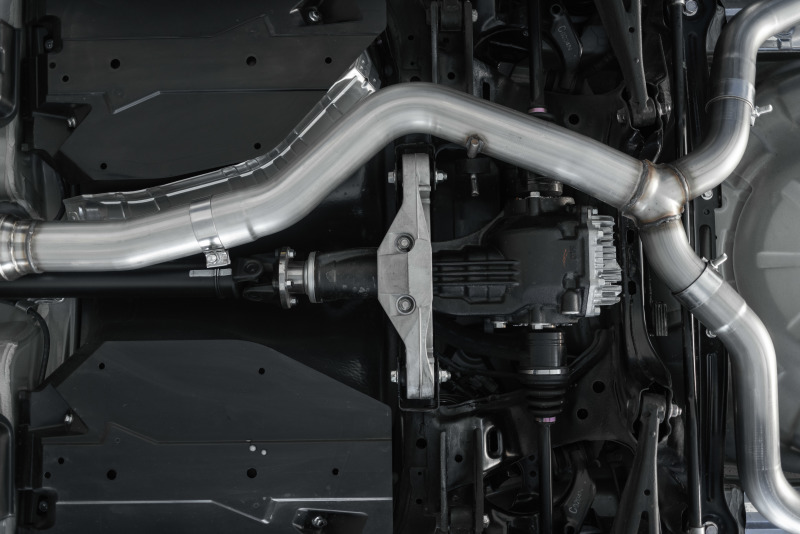 Subaru WRX STI Performance Exhaust - Dual Split Rear Exit - MBRP - Armor Pro Cat Back, T304 Stainless Steel, Race Version - `15-`19