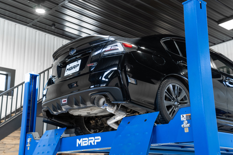Subaru WRX STI Performance Exhaust - Single Rear Exit - MBRP - Cat Back, T304 Stainless Steel - `15-`21