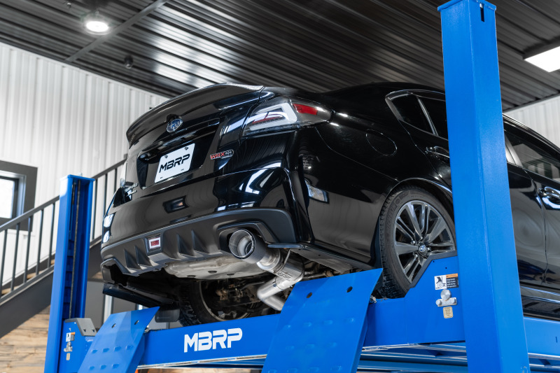 Subaru WRX STI Performance Exhaust - Single Rear Exit - MBRP - Armor Pro Cat Back - Carbon Fiber - `15-`21
