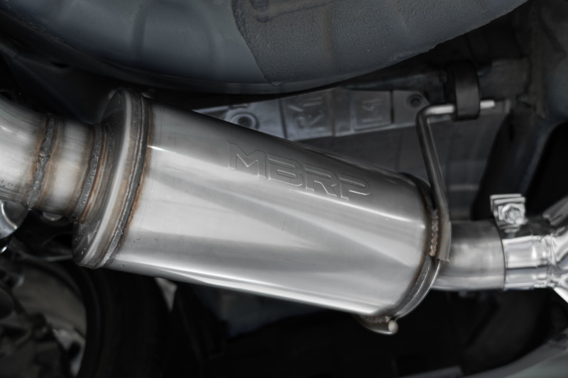 Subaru WRX Performance Exhaust - Rear - MBRP - Cat Back, Dual Split Rear Exit, Quad Tips, Street Profile, Armor Pro, T304 Stainless Steel - `22-`27