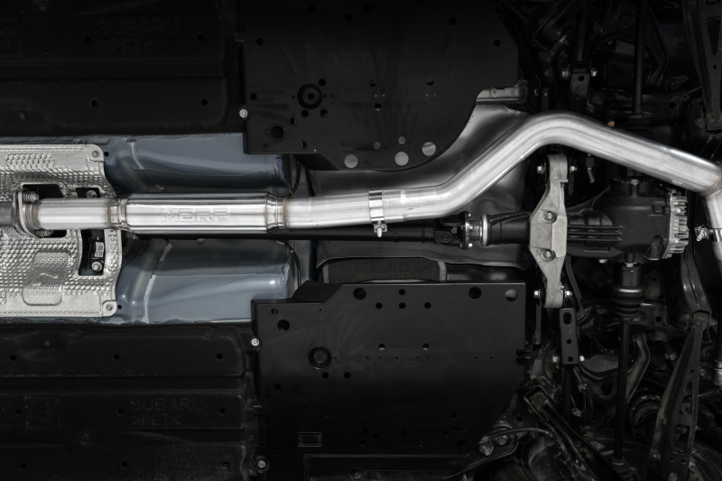 Subaru WRX Performance Exhaust - Dual Split Rear - MBRP - Armor Pro Cat Back Dual Split Rear Quad Carbon Fiber Tips - `22-`27