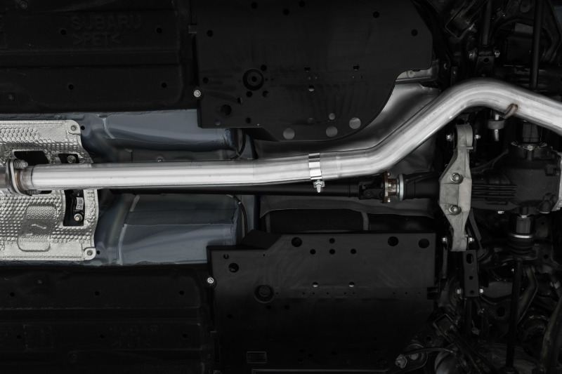 Subaru WRX Performance Exhaust - Single Rear Exit - MBRP - Armor Lite Cat Back, Aluminized Steel, 3 in. Tubing, 5.0 in. Tip - 2022+