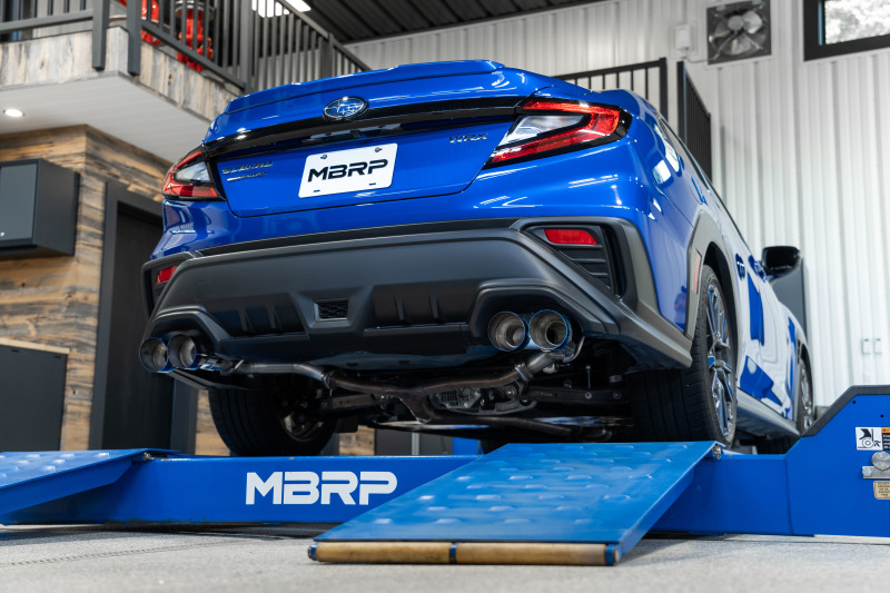 Subaru WRX Performance Exhaust - Dual Split Rear Exit - MBRP - Armor Pro Axle Back with Quad Carbon Fiber Tips - `22-`27