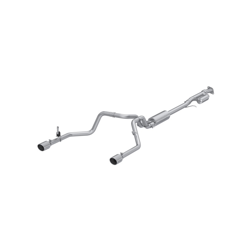 Chevrolet Silverado 1500 Performance Exhaust - Dual Rear Exit - MBRP - Armor Lite Cat Back, Aluminized Steel - `19-`27