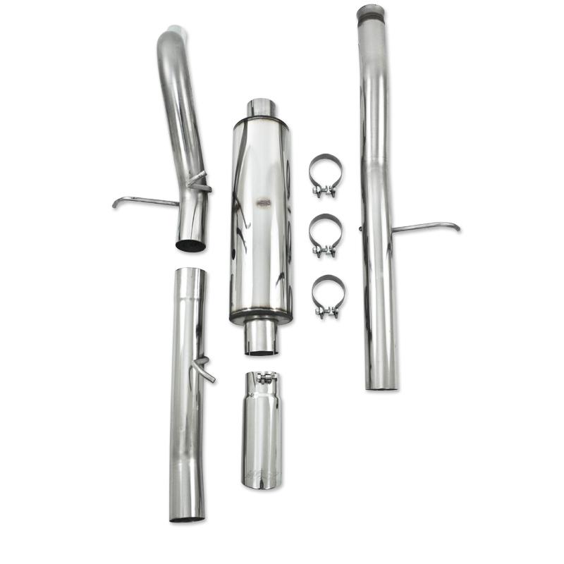 GMC Avalanche Performance Exhaust - MBRP - Cat Back, Single Side Exit, T409 Stainless Steel - 2009