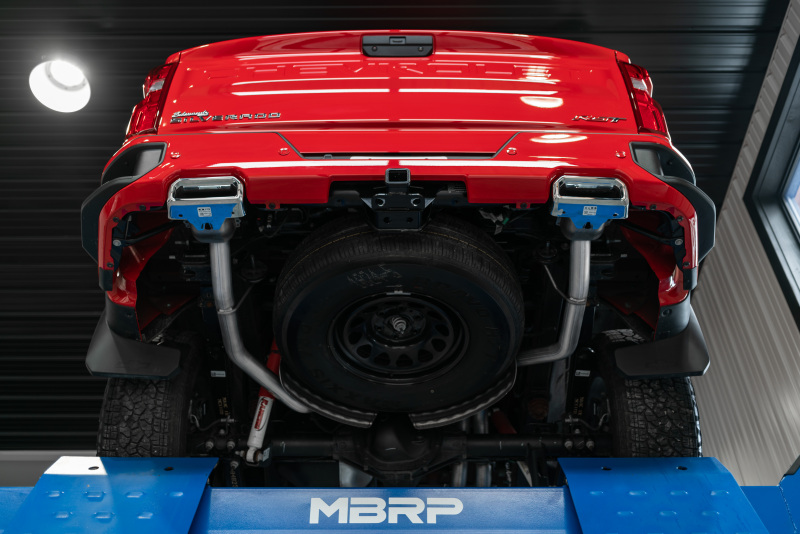 Chevrolet Silverado 1500 Performance Exhaust - Dual Rear Exit - MBRP - Cat Back, Armor Pro, T304 Stainless Steel - `19-`27
