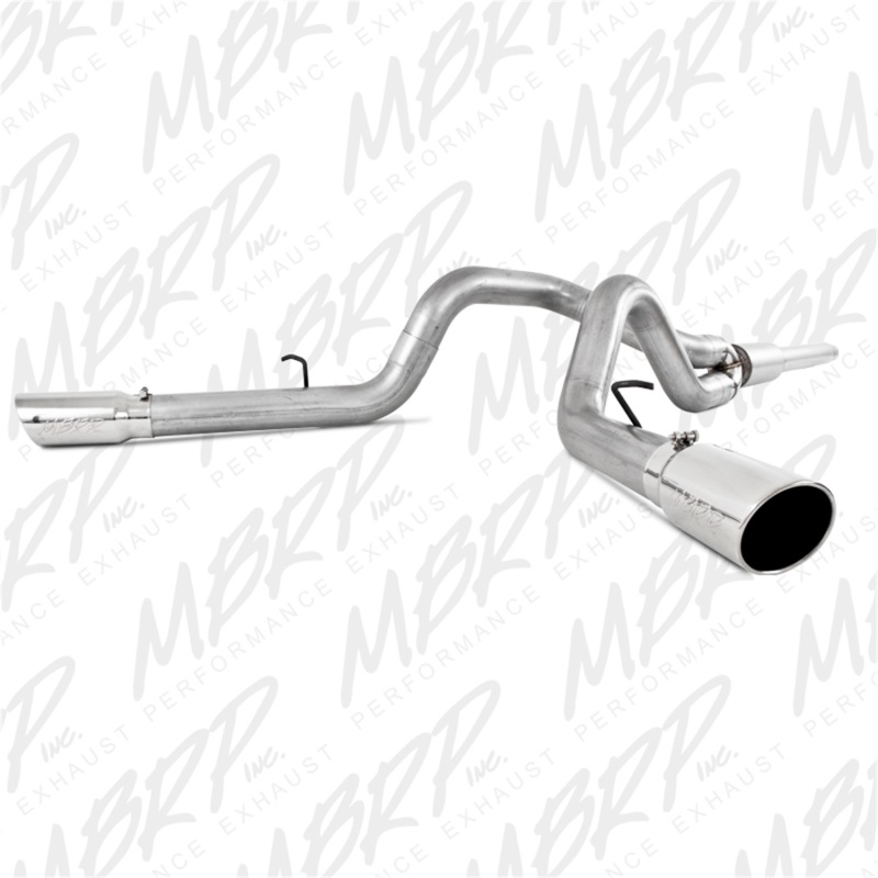 Ford F-250 Performance Exhaust - MBRP - Cat Back Dual Split Side Armor Lite - `99-`04