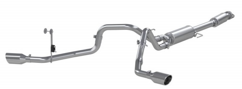 Ford F-150 Performance Exhaust - Dual Split Exit - MBRP - Armor Plus Series, T409 Stainless Steel, Cat Back - `21-`27