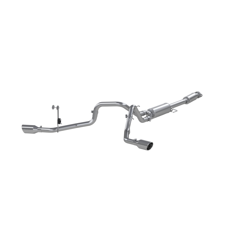 Ford F150 Performance Exhaust - MBRP - Cat Back, Aluminized Steel, Dual Split Side - `21-`27