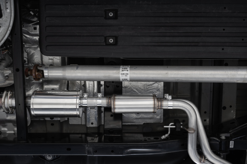 Ford F150 Performance Exhaust - Passenger-side Exit - MBRP - Armor Pro Cat Back, 3in., T304 Stainless Steel, Dual Pre-Axle, Street Profile - `21-`27