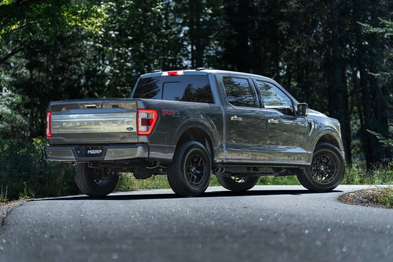 Ford F150 Performance Exhaust - MBRP - Cat Back, Armor Lite, Aluminized Steel - `21-`27