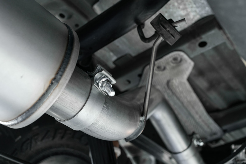 Ford Ranger Performance Exhaust - Single Side Exit - MBRP - Armor BLK Cat Back - Black - `19-`27