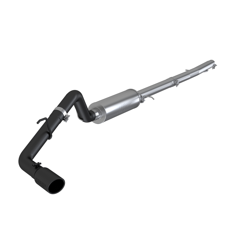 Ford Ranger Performance Exhaust - Single Side Exit - MBRP - Armor BLK Cat Back - Black - `19-`27