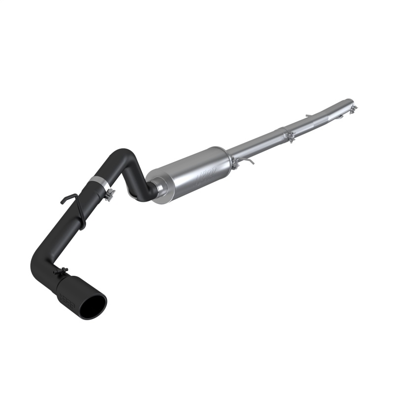 Ford Ranger Performance Exhaust - Single Side Exit - MBRP - Armor BLK Cat Back - Black - `19-`27