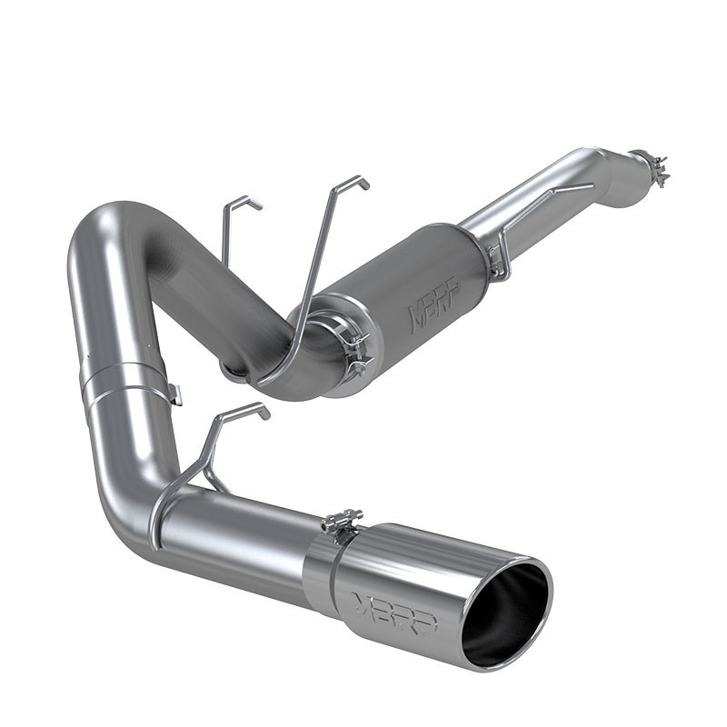 Ford F-350 Performance Exhaust - Single Side - MBRP - Cat Back, T304 Stainless Steel, Armor Pro Series - `17-`27