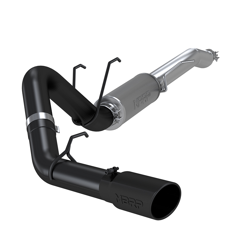 Ford F-250 Performance Exhaust - Single Side Exit - MBRP - Armor BLK Cat Back - Black - `17-`27