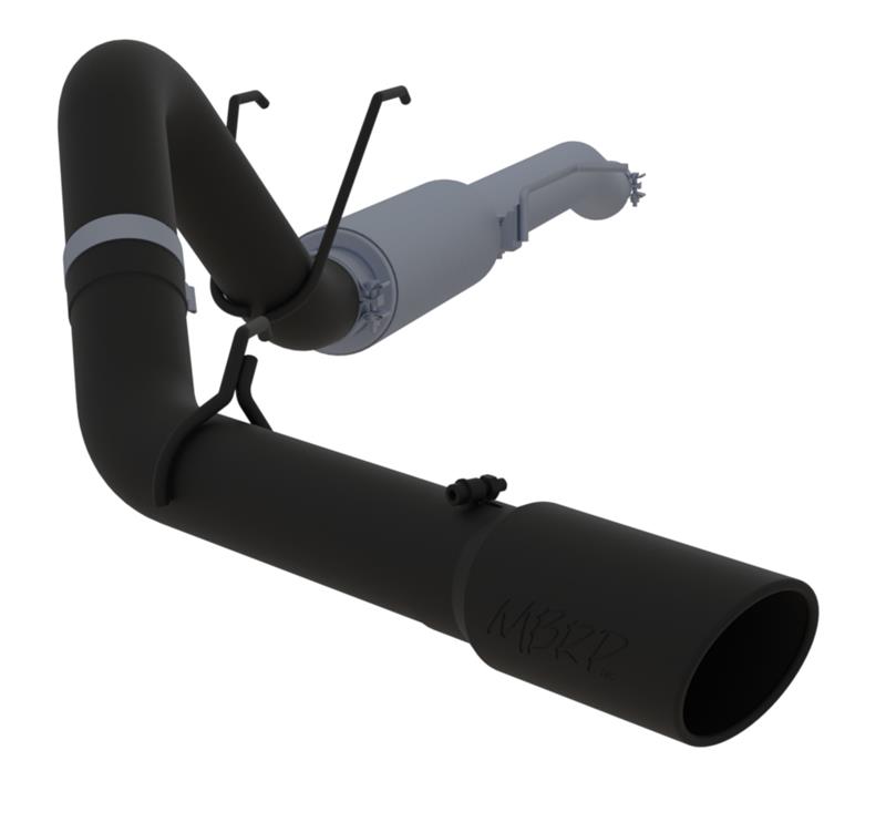 Ford F-250 Performance Exhaust - Single Side Exit - MBRP - Armor BLK Cat Back - Black - `17-`27