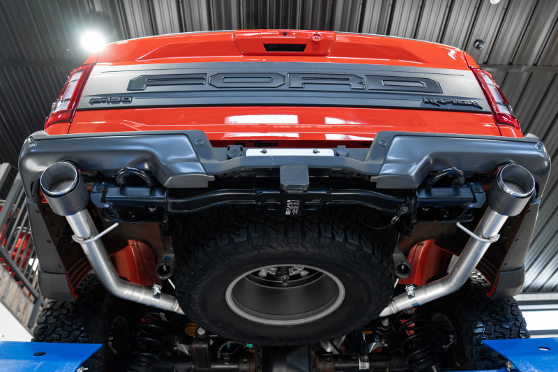 Ford F-150 Raptor Performance Exhaust - Rear - MBRP - Axle-Back Dual Rear Exit T304 with Carbon Fiber Tips - `21-`27