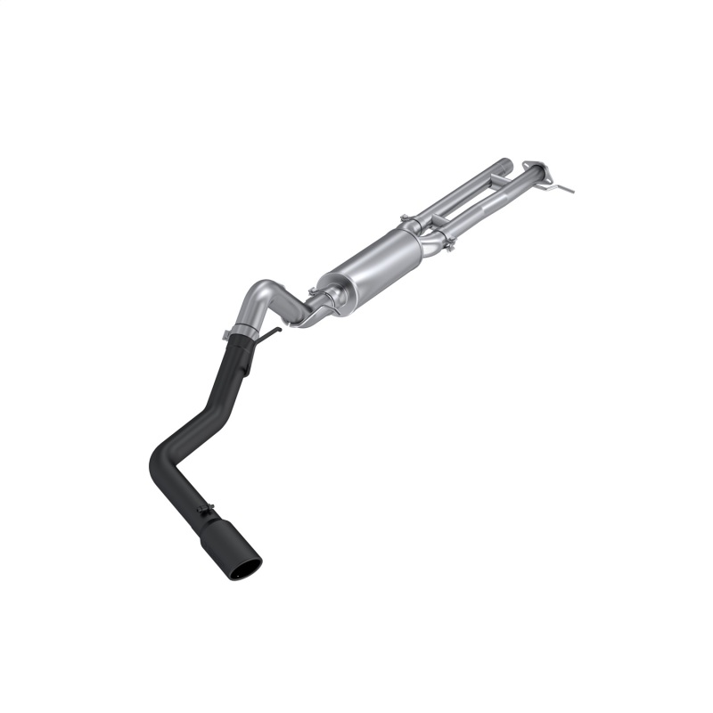 Ford Ranger Performance Exhaust - Single Side Exit - MBRP - Cat Back, Armor BLK - Black - `24-`27