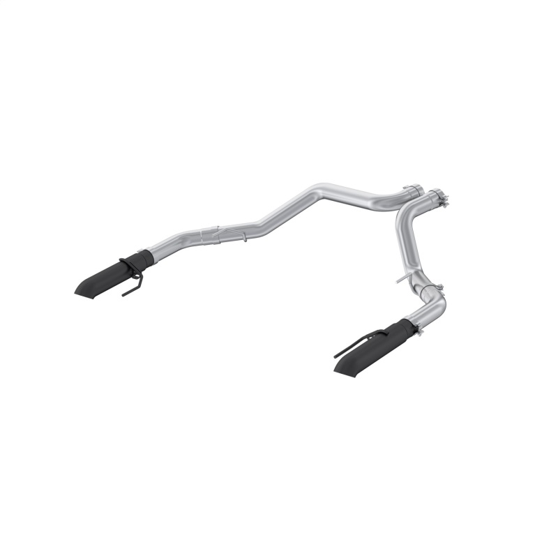 Ford F-150 Raptor Performance Exhaust - Rear - MBRP - Axle Back, Dual Rear Exit, Turndown, S5278BLK - Black - `22-`27