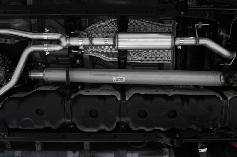 Toyota Tundra Performance Exhaust - Single Side Exit - MBRP - Cat Back, Armor Lite, Aluminized Steel - `22-`27