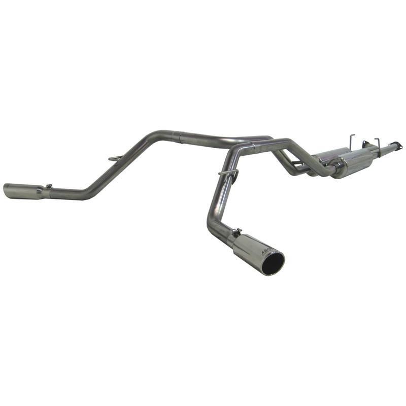 Toyota Tundra Performance Exhaust - Dual Side Exit - MBRP - Cat Back, Armor Plus, T409 Stainless Steel - `07-`09