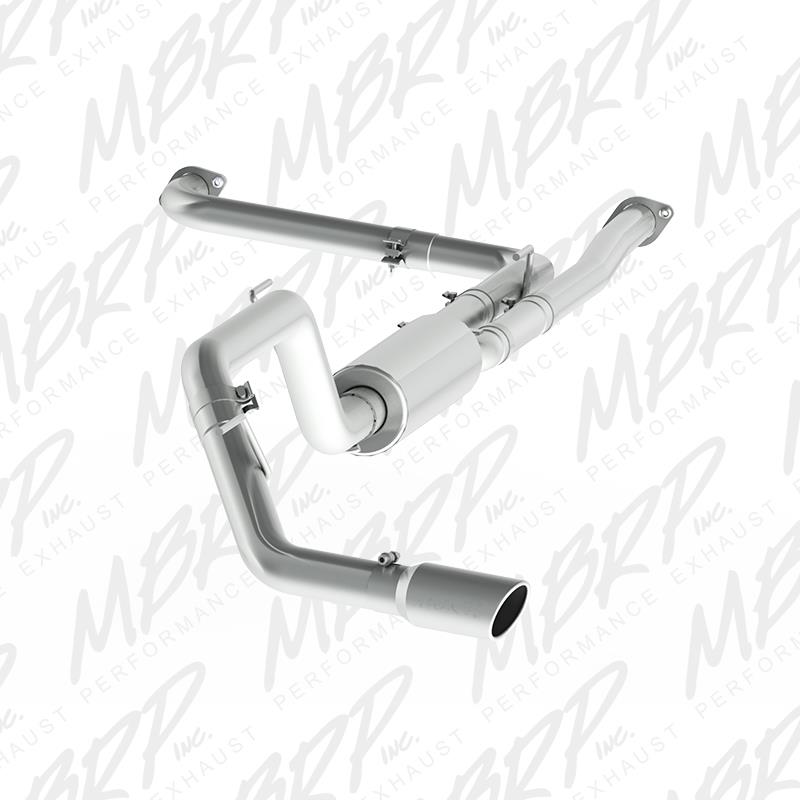 Nissan Titan Performance Exhaust - Single Side - MBRP - Armor Lite Cat Back - `16-`27