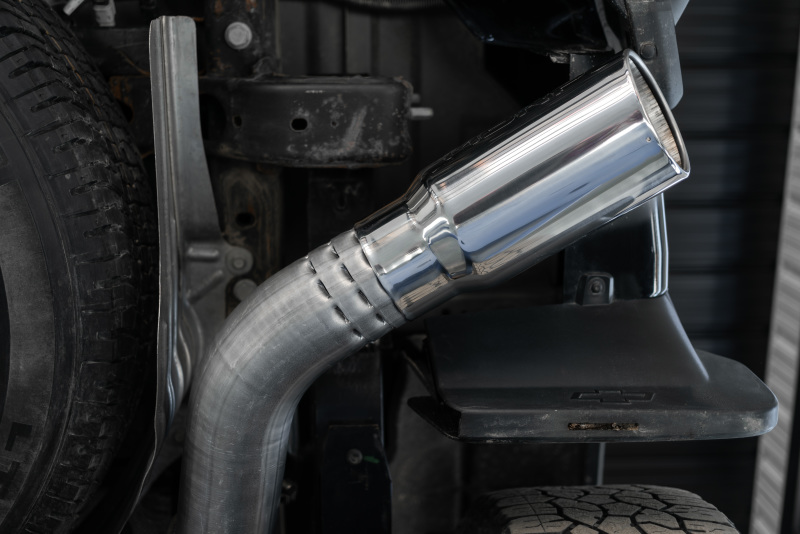 GMC 3500 Performance Exhaust - MBRP - Cat Back, Single Side Exit, Armor Pro Series, T304 Stainless Steel - `20-`27
