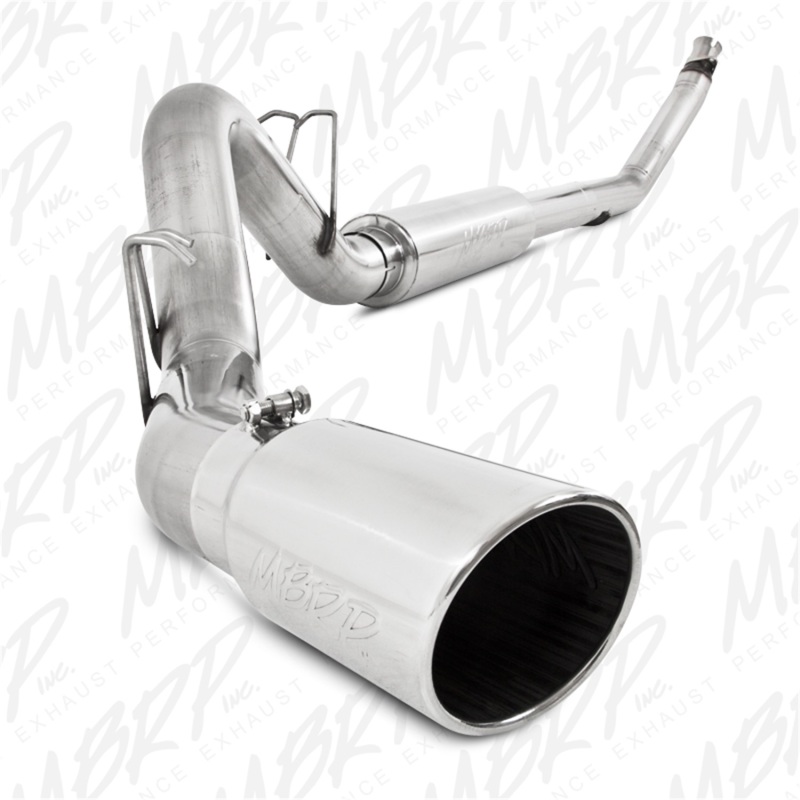 Dodge 2500 Performance Exhaust - Single Side Exit - MBRP - Turbo Back, Armor Plus, T409 Stainless Steel - `94-`02