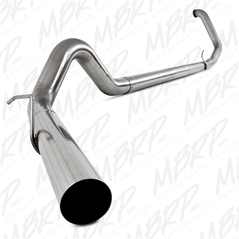 Ford F-250 Performance Exhaust - MBRP - Turbo Back Single No Muffler T409 SLM Series - `99-`03