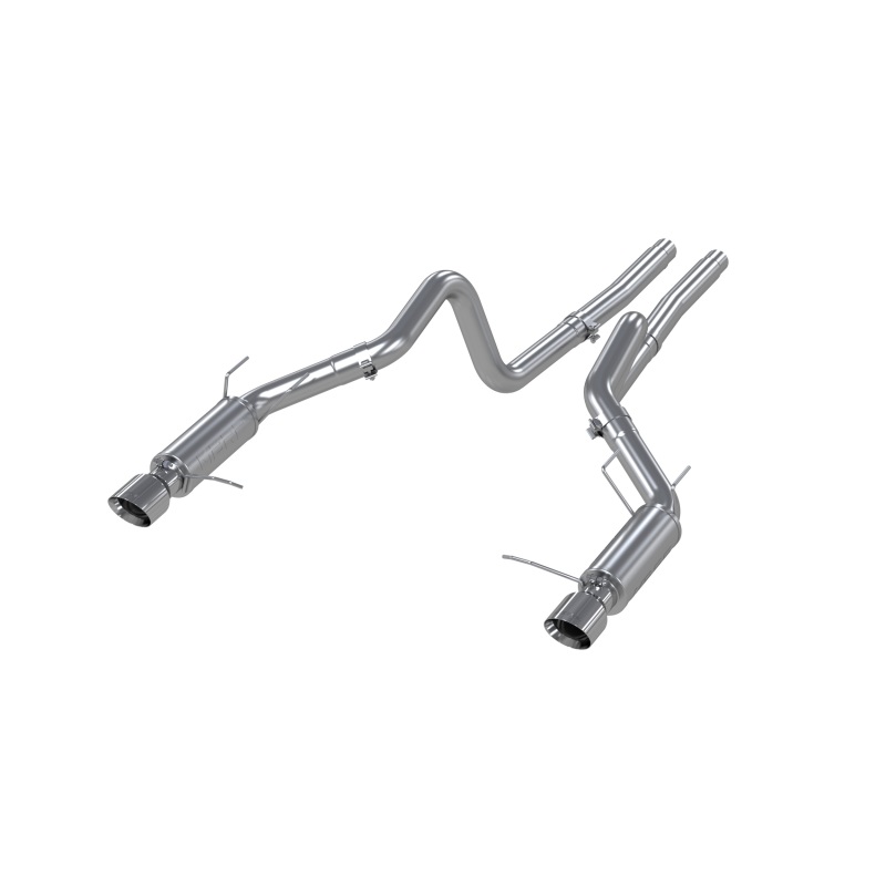 Ford Shelby GT 500 Performance Exhaust - MBRP - Cat Back, Dual Split Rear Exit, Race Version, T304 Stainless Steel - `11-`12