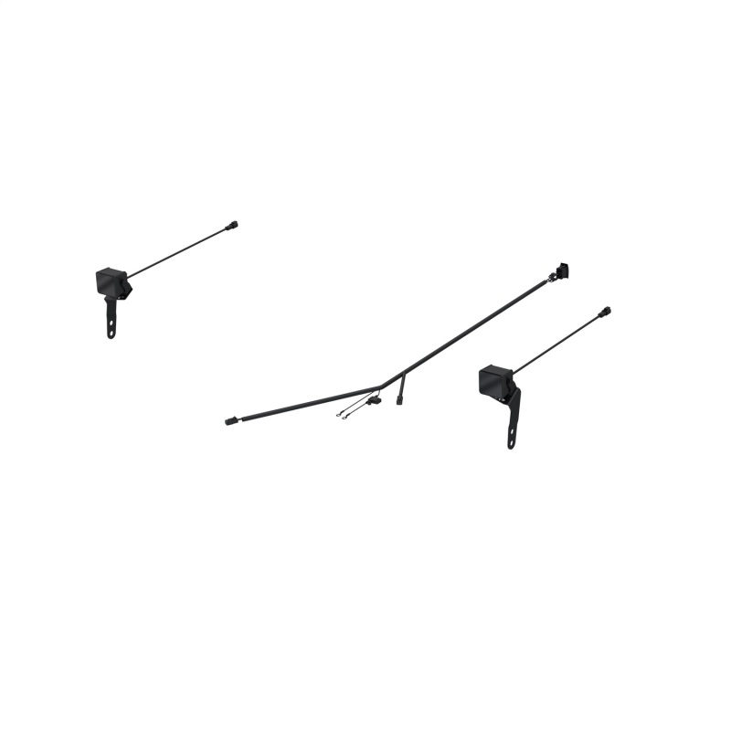 Can-Am Maverick R Pillar Light Kit - MBRP - Spot Beam - Black Coated - `24-`25