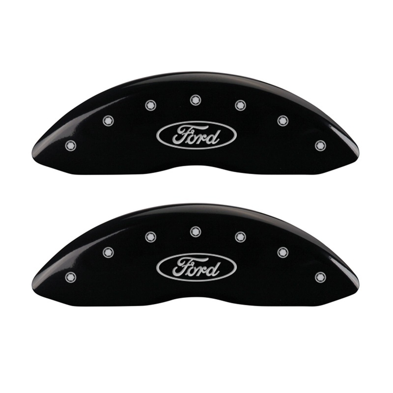 Ford Ranger Caliper Covers - Front - MGP - Oval logo - Black - `11-`12