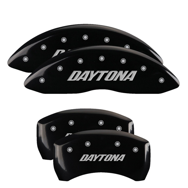 Dodge Magnum Caliper Covers - Front + Rear - MGP - Daytona - Black - `05-`10