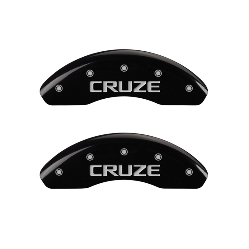 Chevrolet Cruze Caliper Covers - Front - MGP - 2 Logo - Black - `14-`16