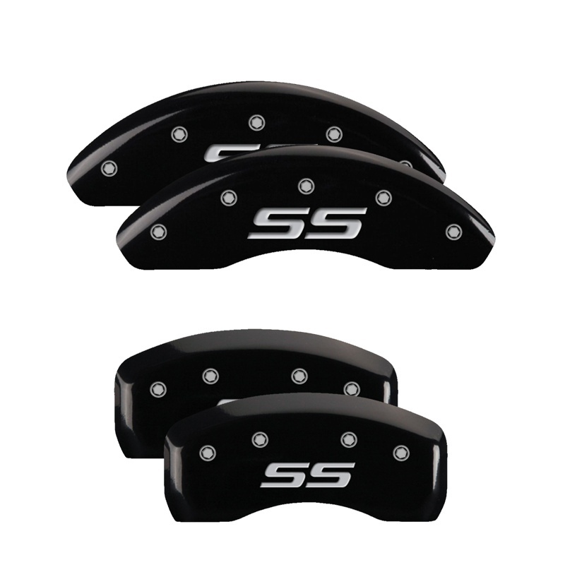 Chevrolet Impala Caliper Covers - Front + Rear - MGP - Monte Carlo style/SS - Black - `00-`05