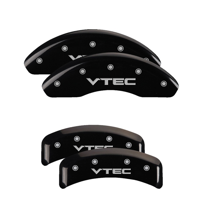 Honda Element Caliper Covers - Front + Rear - MGP - Vtech - Black - `03-`11