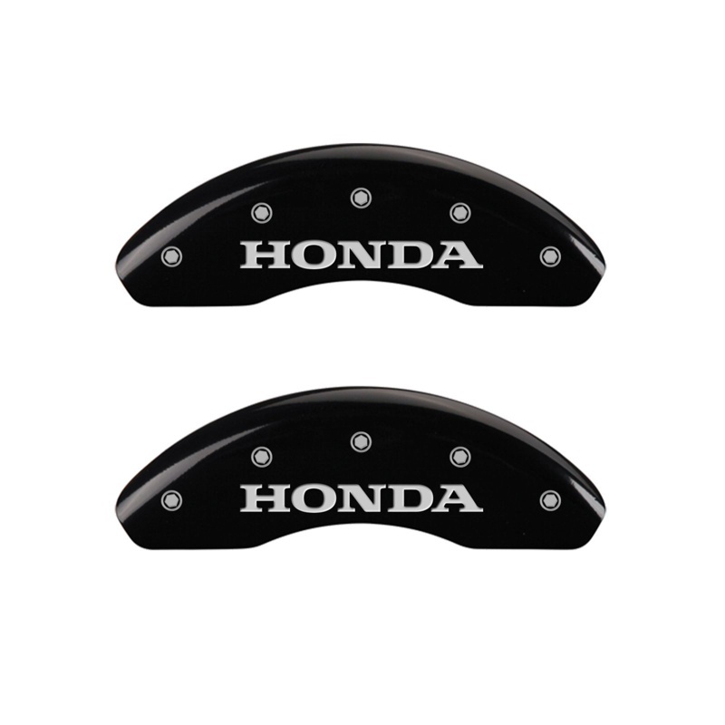Honda Civic Caliper Covers - Front - MGP - Engraved Front - Black - `06-`11