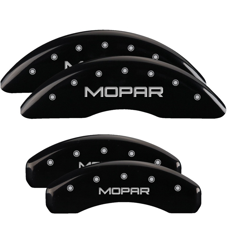 Chrysler Pacifica Caliper Covers - Front + Rear - MGP - MOPAR - Black - `04-`08