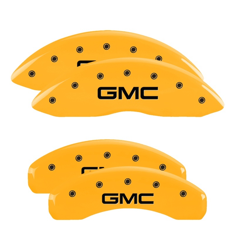 GMC Savana Caliper Covers - Front + Rear - MGP - Yellow - `09-`14